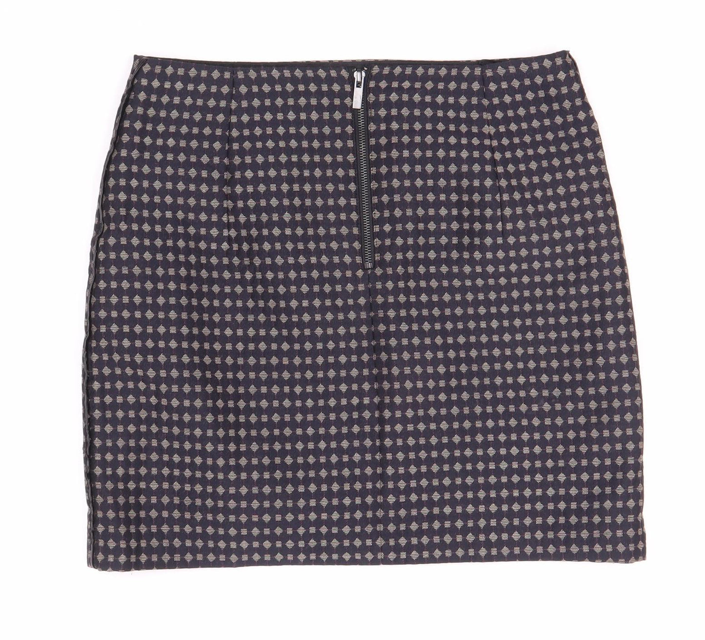 Marks and Spencer Women’s Black Geometric Pencil Skirt, Size 10