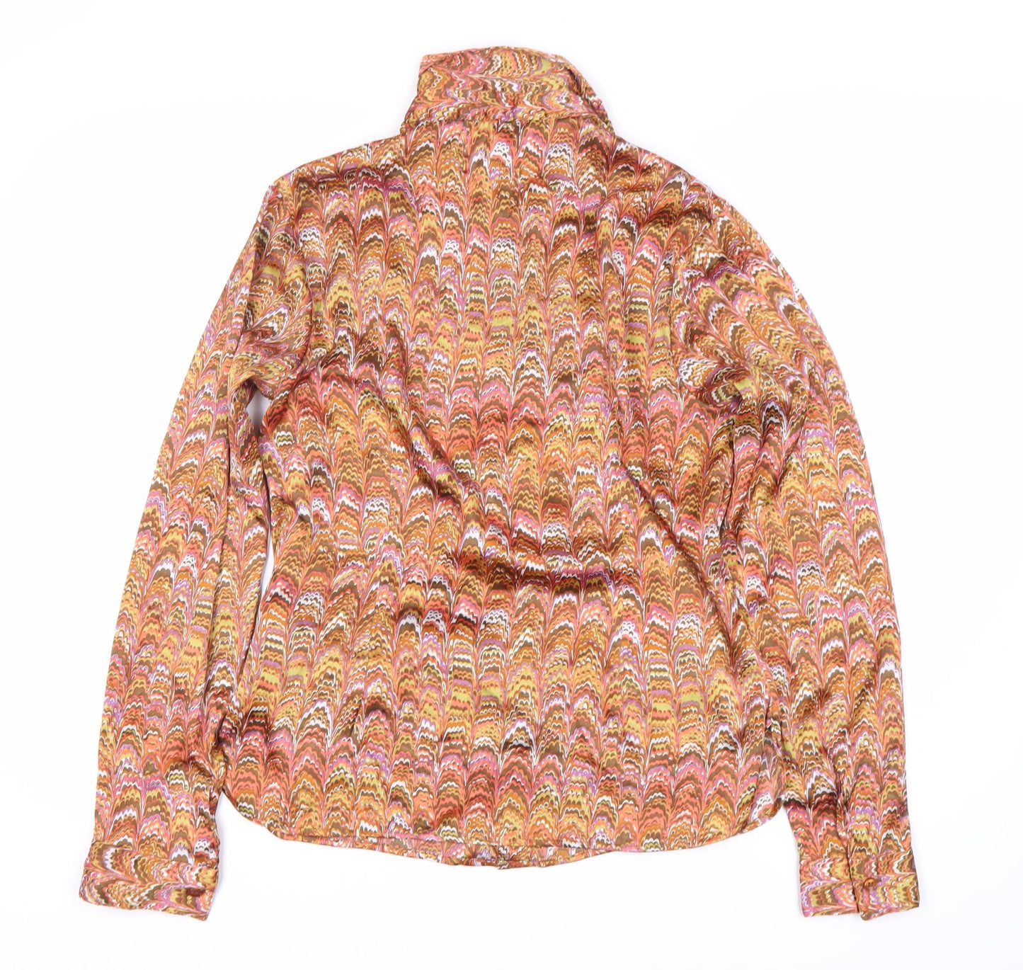 Womens UK Size L Urban Outfitters Multicoloured Basic Button-Up