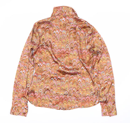 Womens UK Size L Urban Outfitters Multicoloured Basic Button-Up