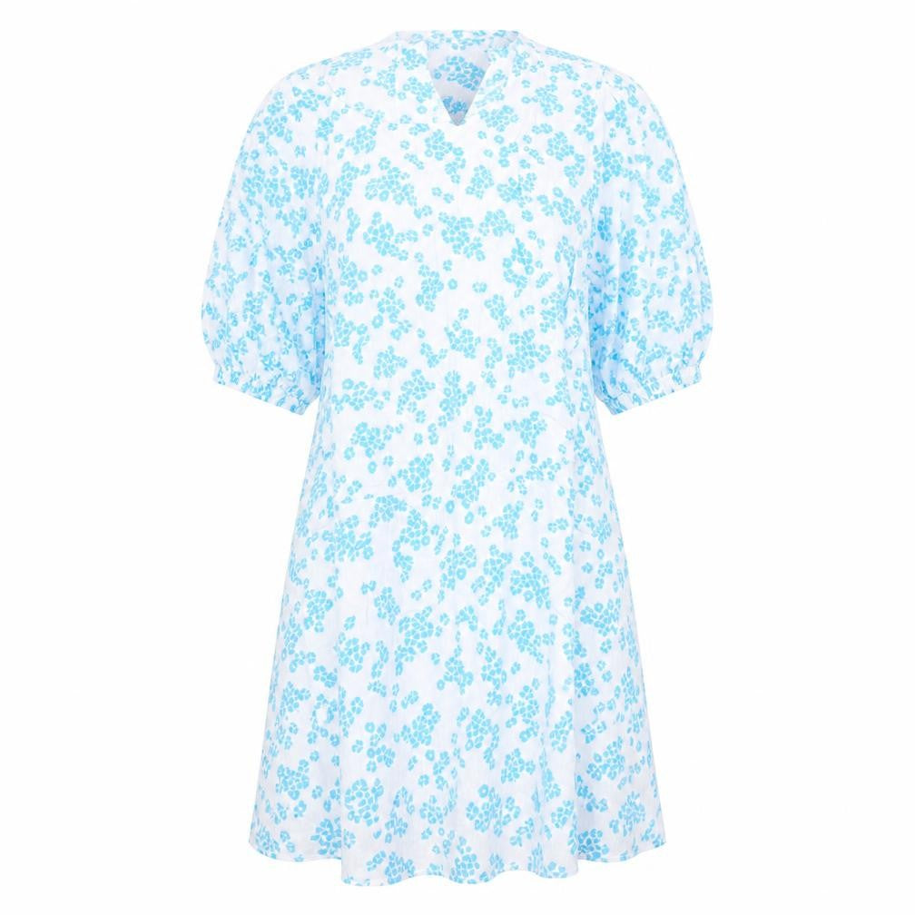 Marks and Spencer Women's Blue Floral Dress Size 12
