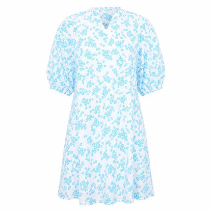 Marks and Spencer Women's Blue Floral Dress Size 12