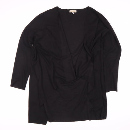 KimiKa Women's Black Open Front Cardigan Medium