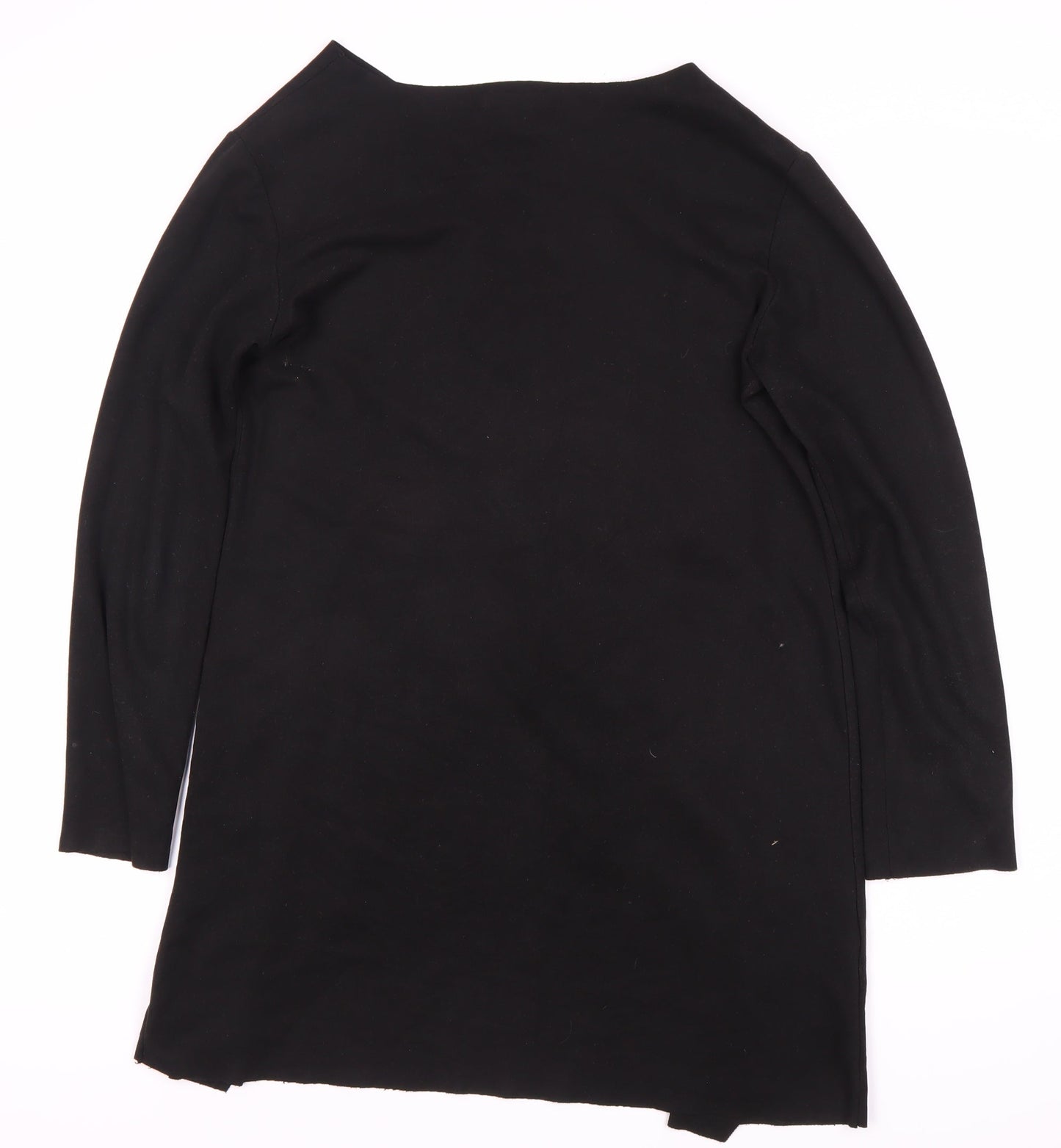 KimiKa Women's Black Open Front Cardigan Medium