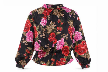 Womens UK Size 14 Quiz Multicoloured Basic Blouse