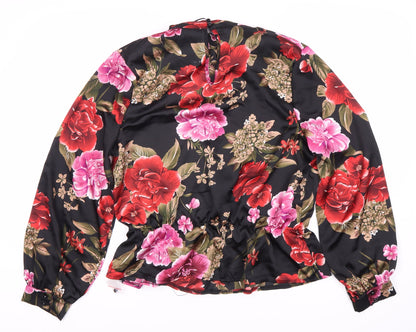 Quiz Women's Multicoloured Floral Blouse, Size 14