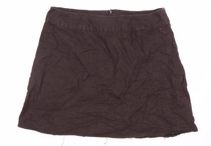 Laura Ashley Women's Brown Skirt Size 16