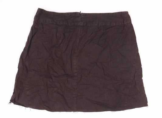 Laura Ashley Women's Brown Skirt Size 16