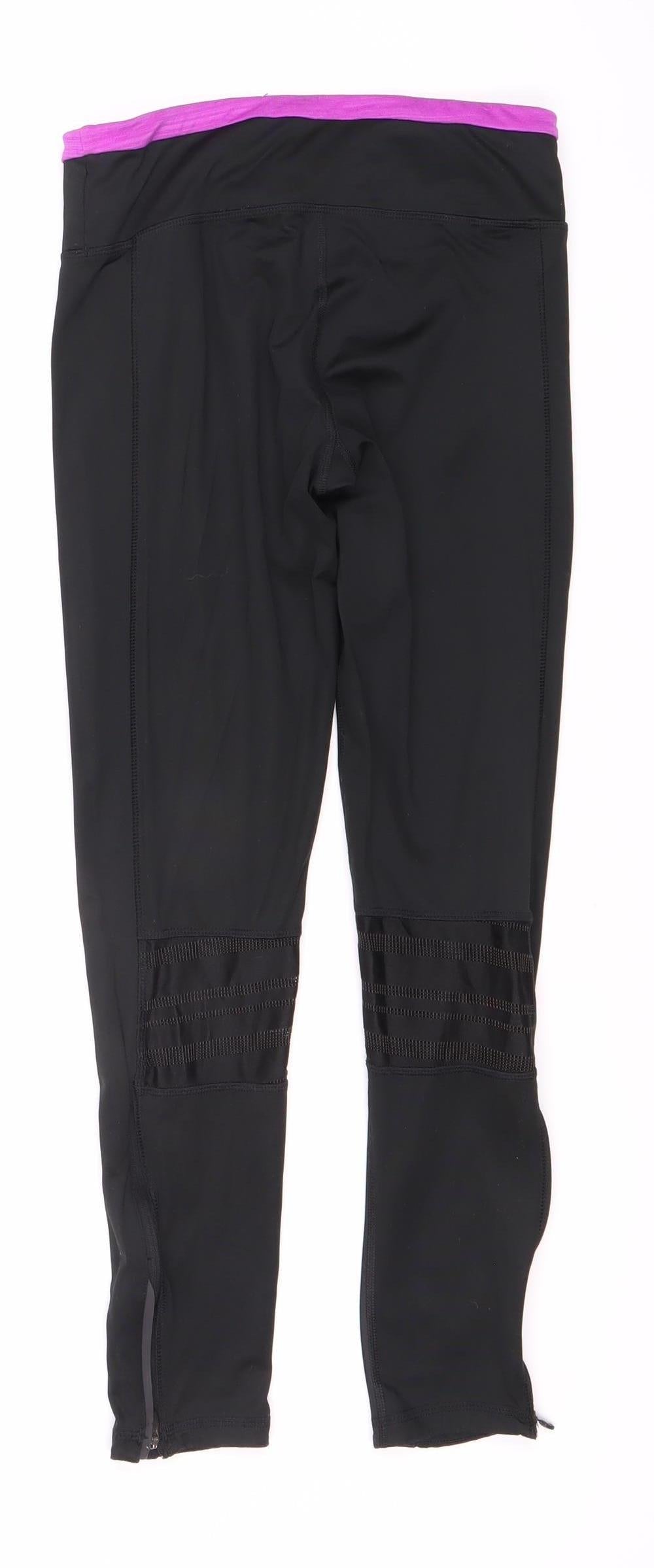 Adidas Women's Black Running Leggings, Size S
