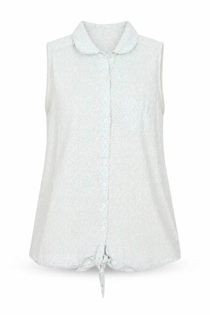 Womens UK Size 8 Fat Face Ivory Basic Button-Up