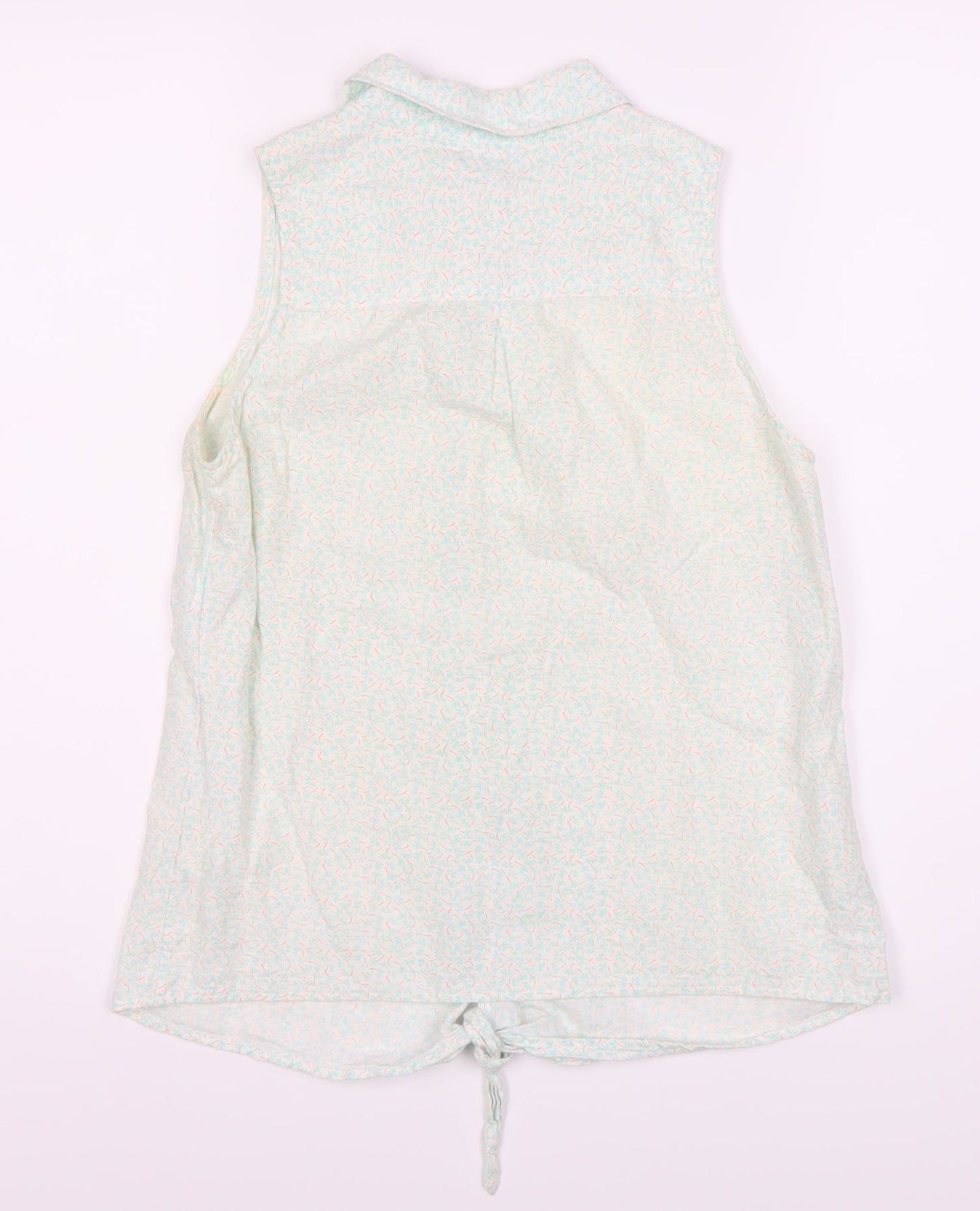 Womens UK Size 8 Fat Face Ivory Basic Button-Up