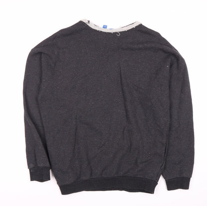 Adidas Women's Black Sweatshirt, UK 12, Pullover, Logo Design