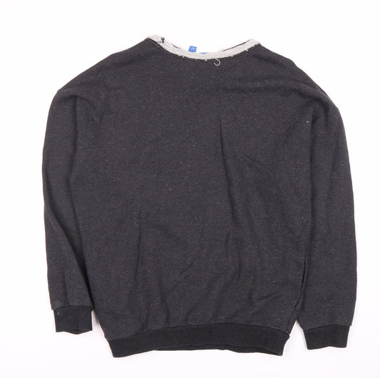 Adidas Women's Black Sweatshirt, UK 12, Pullover, Logo Design