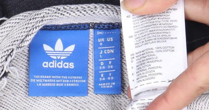 Adidas Women's Black Sweatshirt, UK 12, Pullover, Logo Design