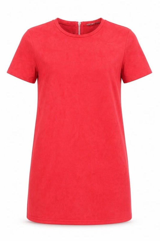 Zara Trafaluc Women Red Shift Dress Size 2