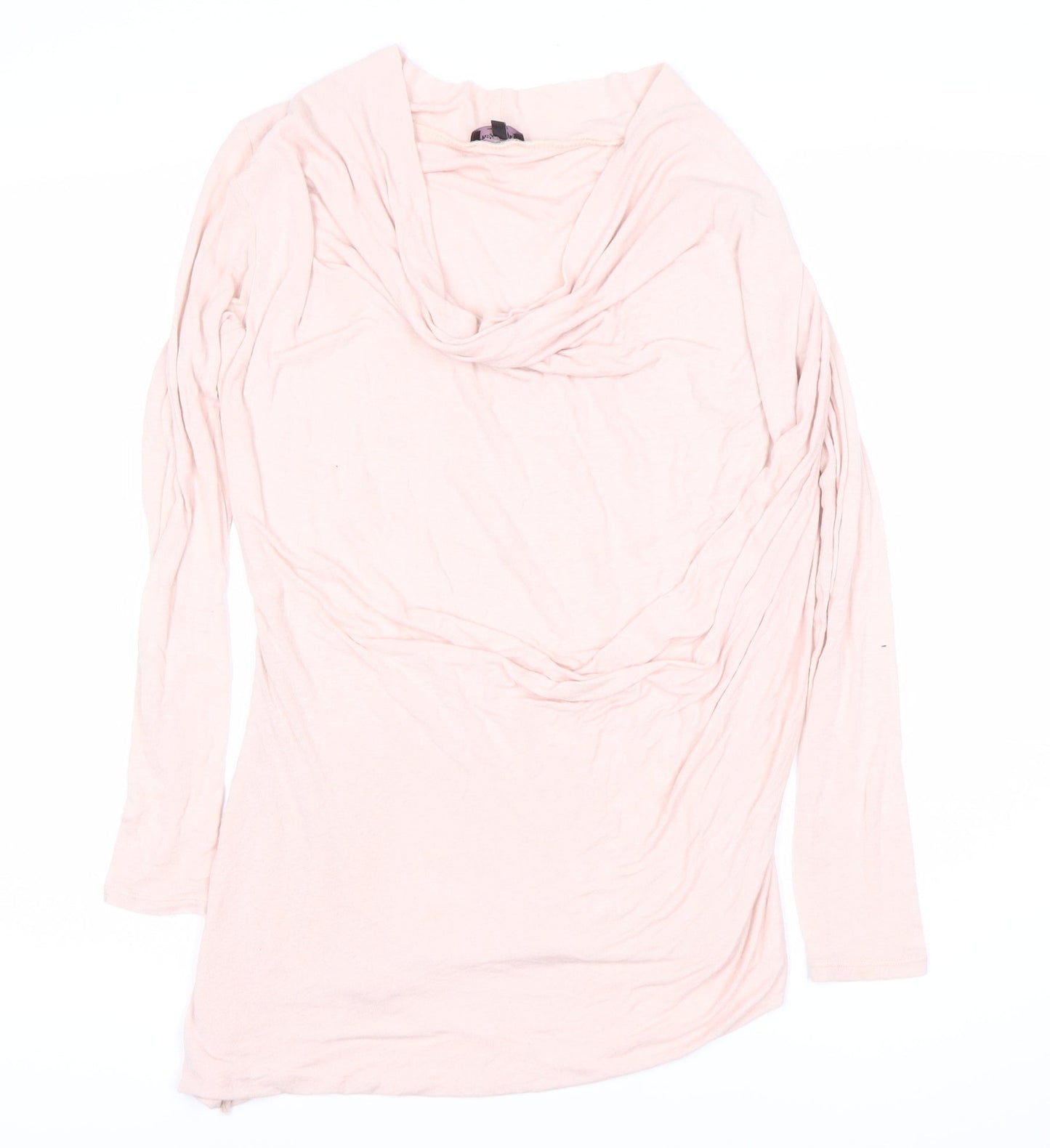 Please Eight Women's Pink XS Basic Long Sleeve Top