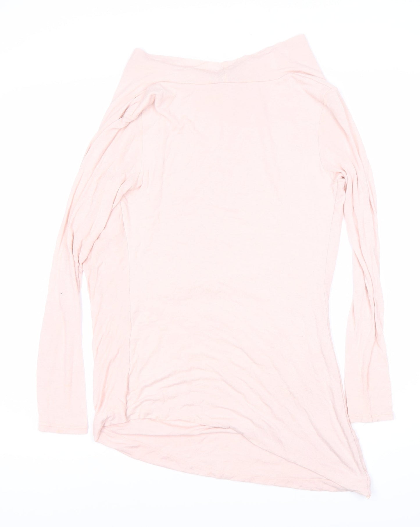 Please Eight Women's Pink XS Basic Long Sleeve Top