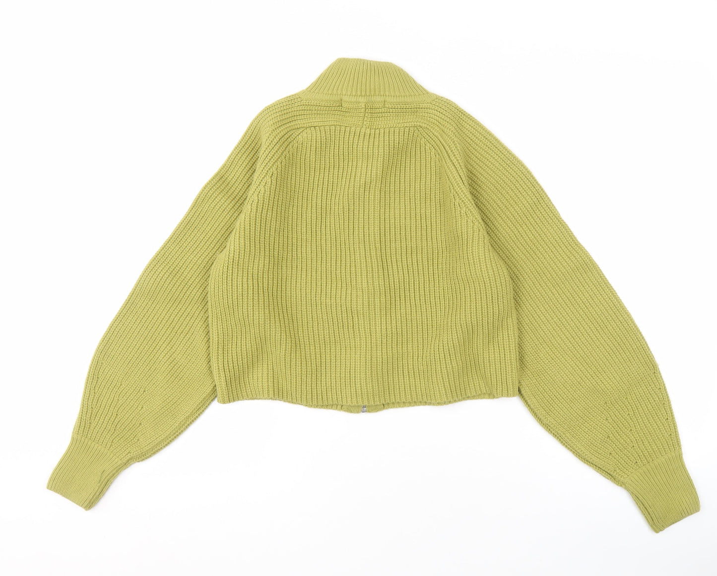 Womens UK Size XS NEXT Green Full Zip Jumper