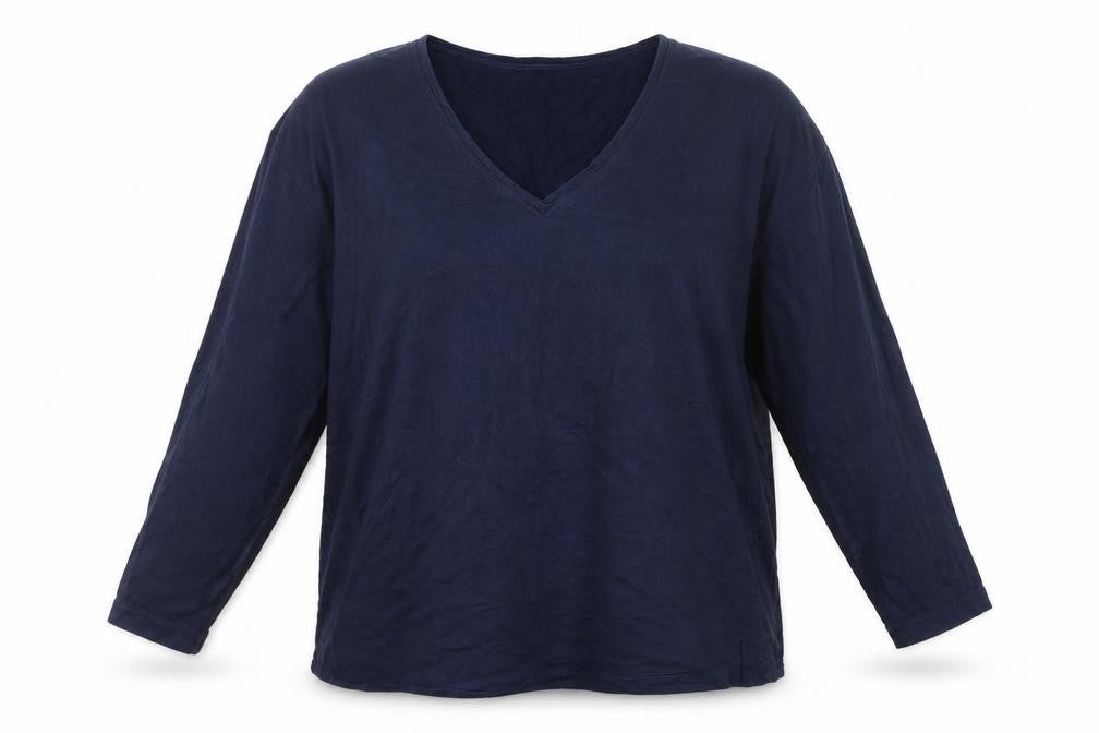 Womens UK Size M Hush Blue Basic T-Shirt