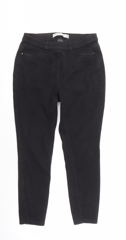 Next Women's Black Cropped Jeans Size 12 Petites