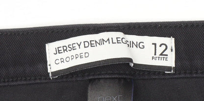 Next Women's Black Cropped Jeans Size 12 Petites