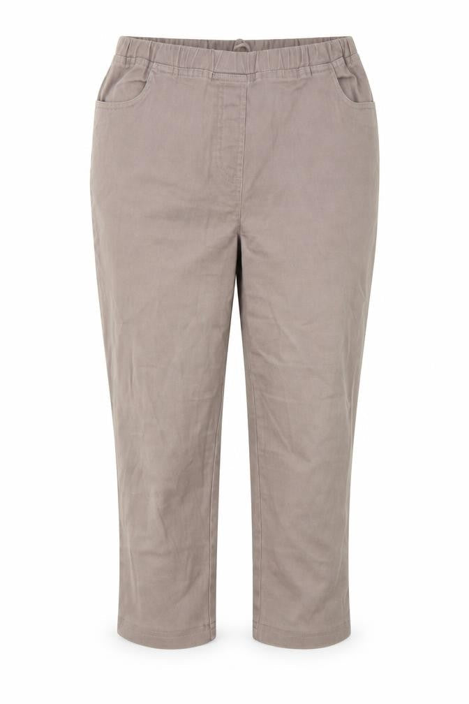 Womens UK Size 16 Damart Relaxed Fit Casual Brown Trousers