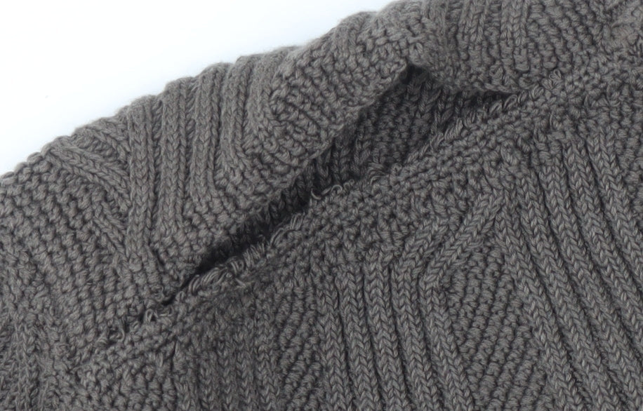 Marks and Spencer Men's Grey Pullover Jumper, Size S