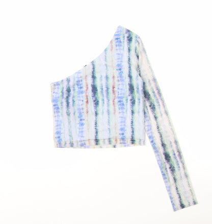 Womens UK Size XS Urban Outfitters Multicoloured Cropped Top