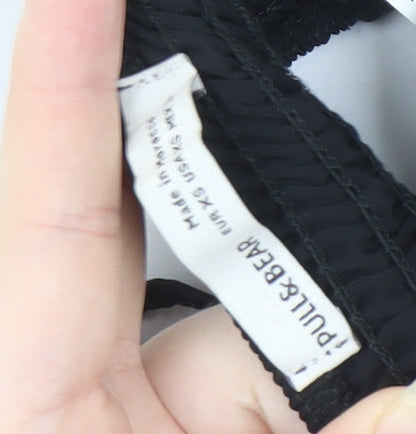 Womens UK Size 12 Pull & Bear Black Camisole Tank