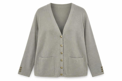 Womens UK Size 18/20 Damart Green Cardigan Jumper