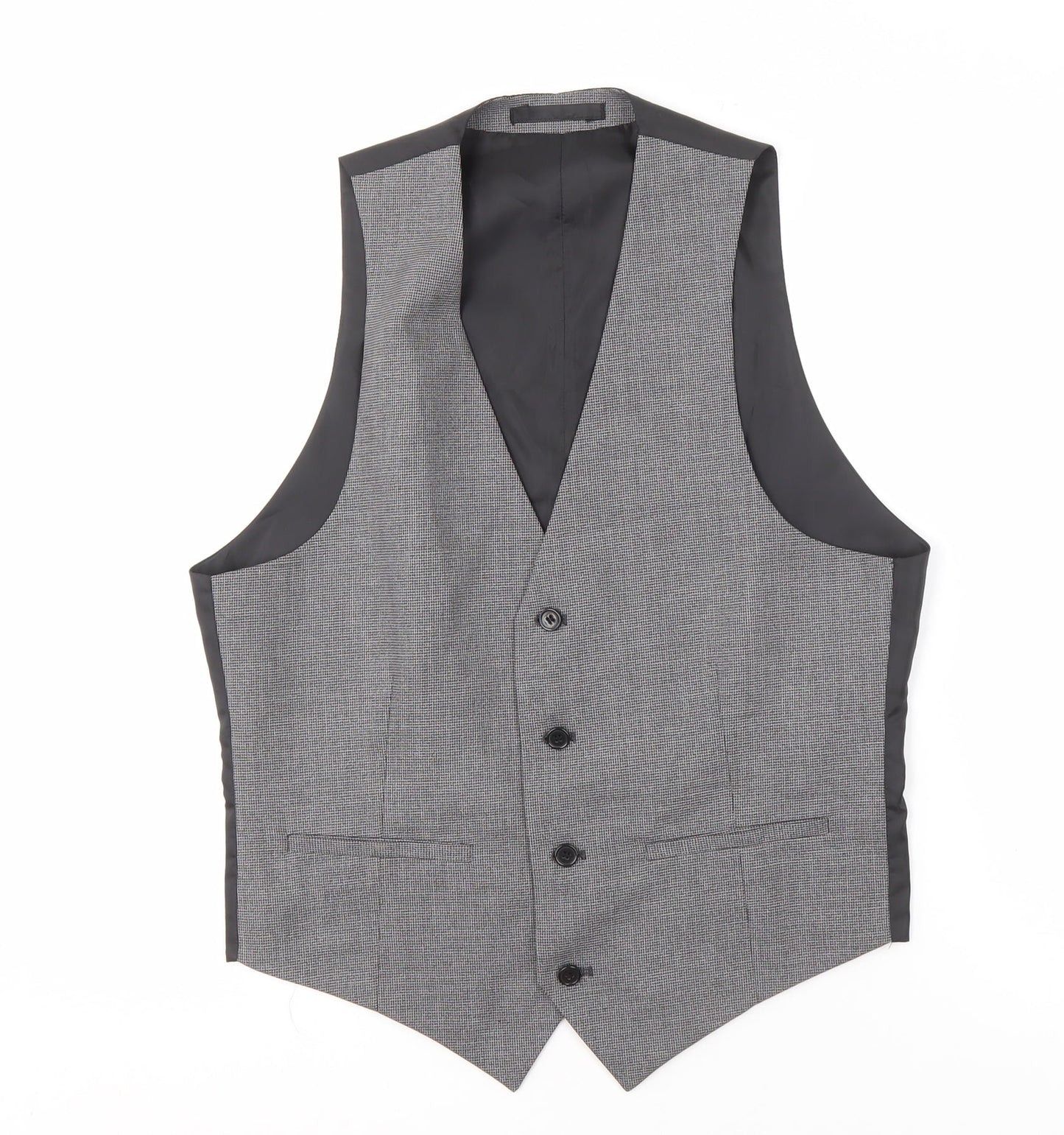 Mens UK Size 38 OneSixFive Regular Grey Suit Waistcoat