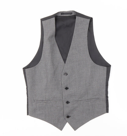 Mens UK Size 38 OneSixFive Regular Grey Suit Waistcoat