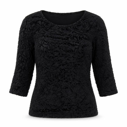 Womens UK Size 10 Phase Eight Black Basic Blouse