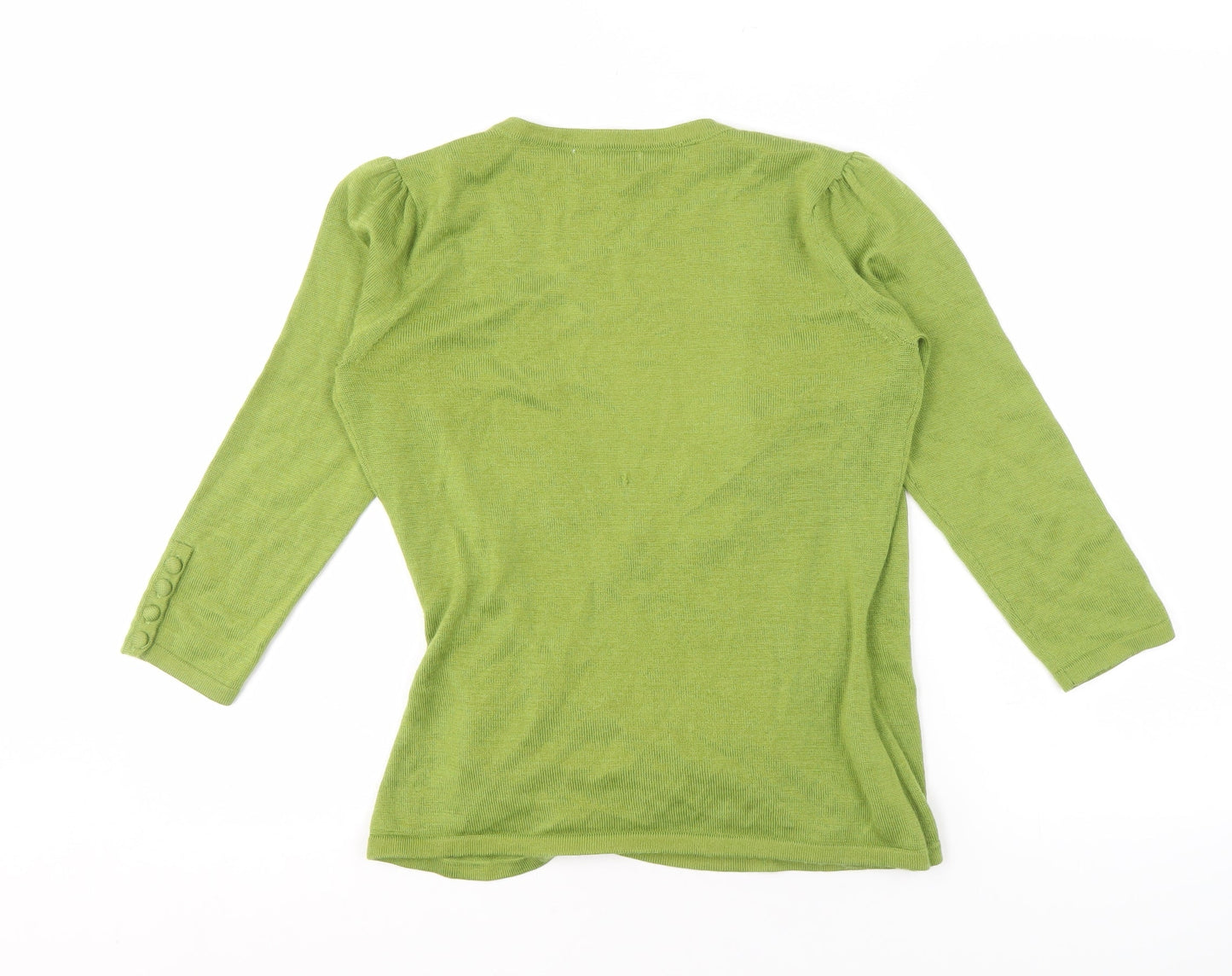 Laura Ashley Women’s Green Wrap Jumper Size 12