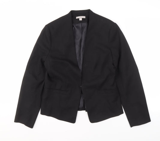 H&M Women's Black Blazer, Size 14, Classic Workwear
