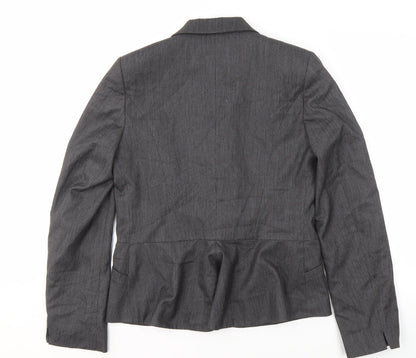 Long Tall Sally Women's Grey Suit Jacket, Size 14