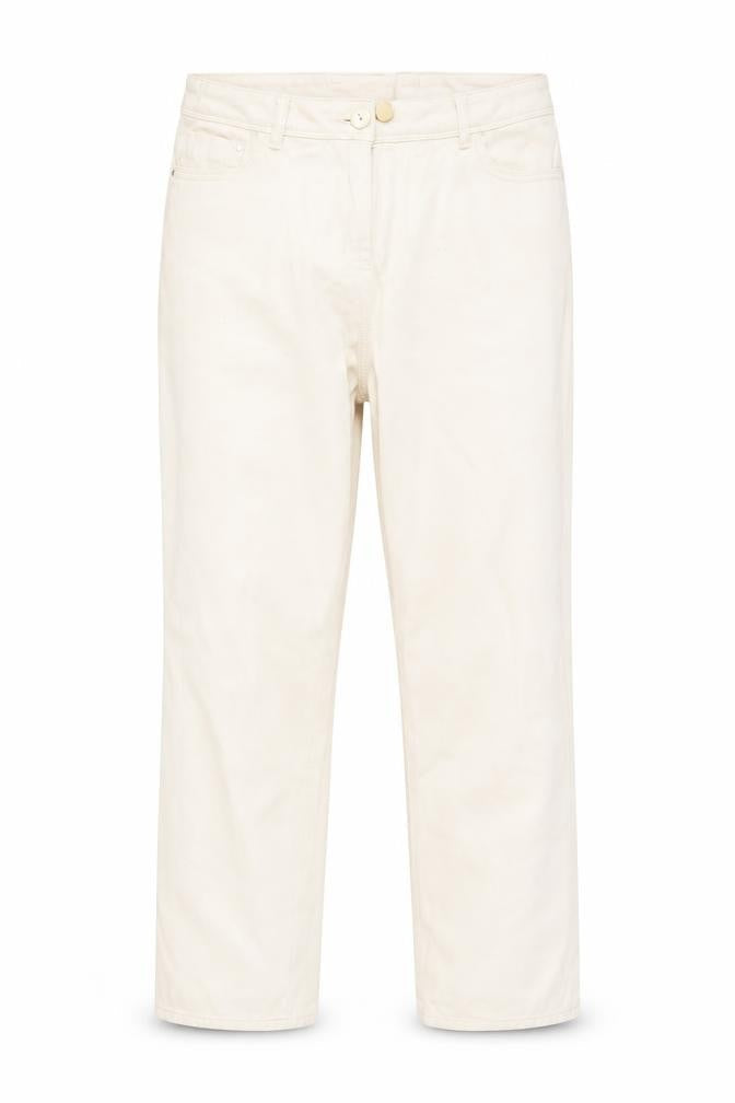 Womens UK Size 10 M&Co  Straight Ivory Jeans