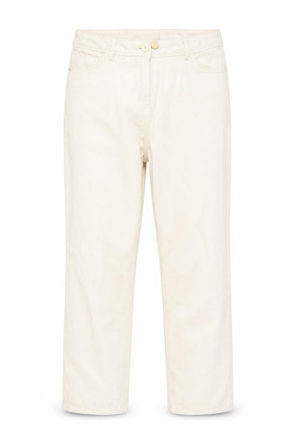 Womens UK Size 10 M&Co  Straight Ivory Jeans