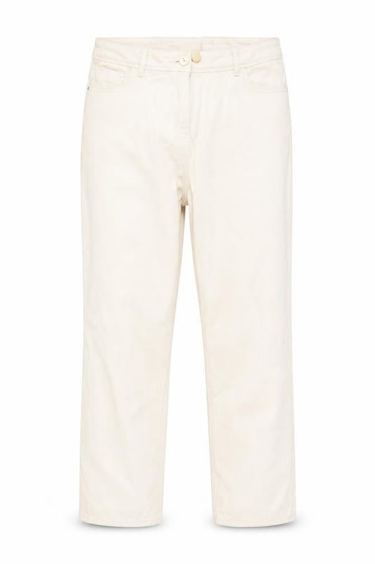 Womens UK Size 10 M&Co  Straight Ivory Jeans