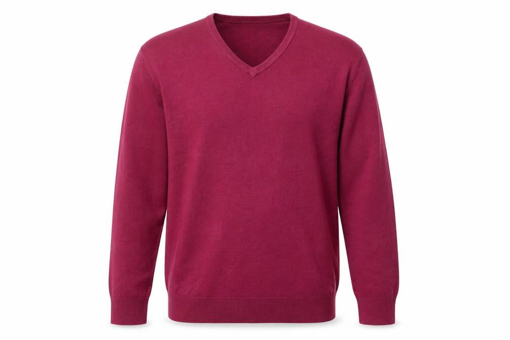 Mens UK Size XL Marks and Spencer Red Pullover Jumper