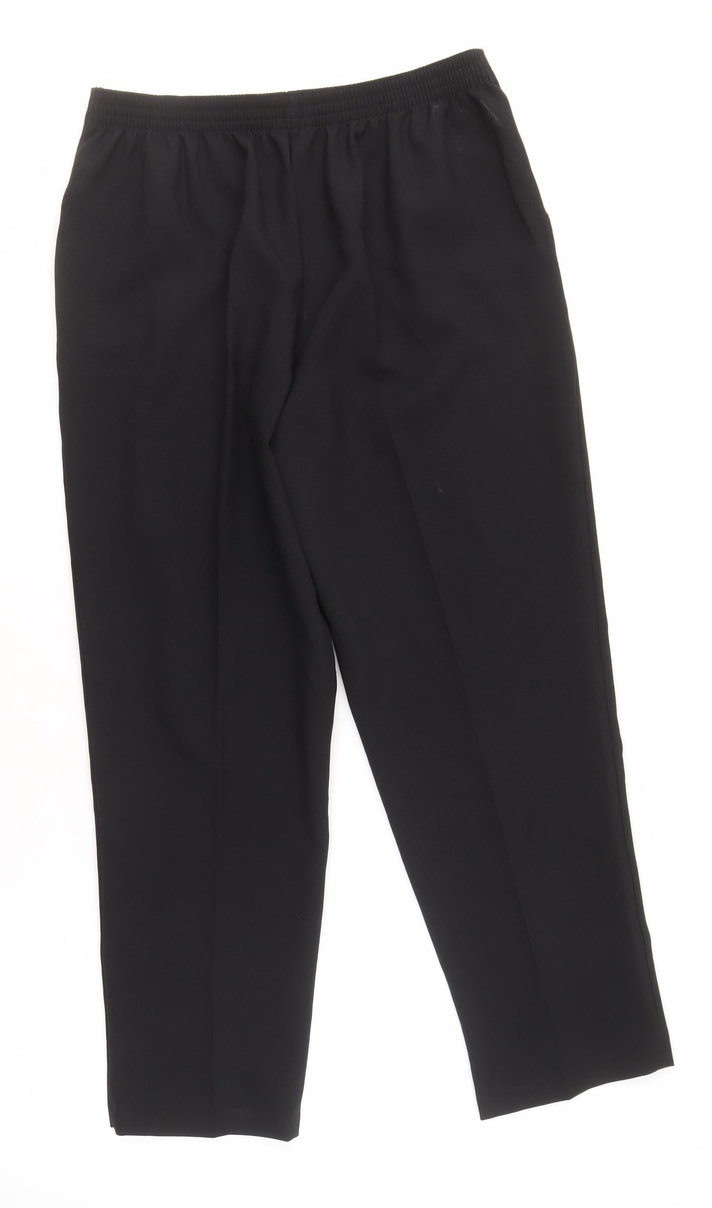 Womens UK Size 14 Classic Classic Fit  Black Trousers
