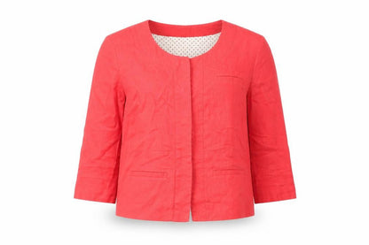 Womens UK Size S Merona Red Basic Jacket