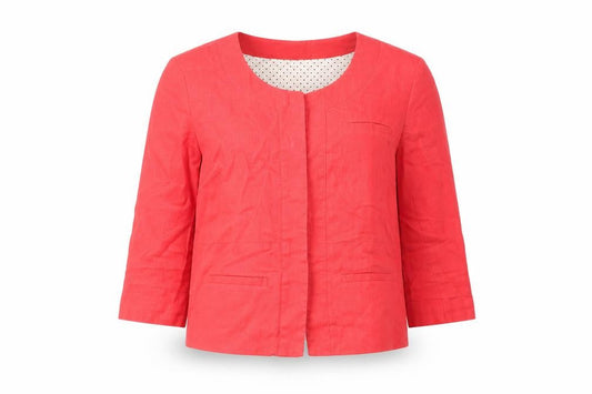 Womens UK Size S Merona Red Basic Jacket