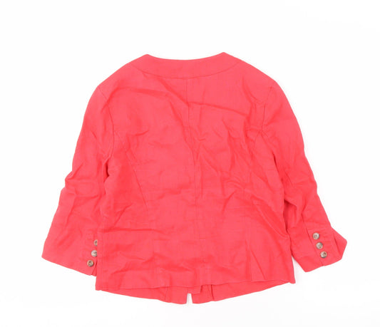 Womens UK Size S Merona Red Basic Jacket