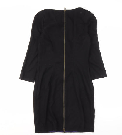 Diane von Furstenberg Women's Black Knee-Length Dress
