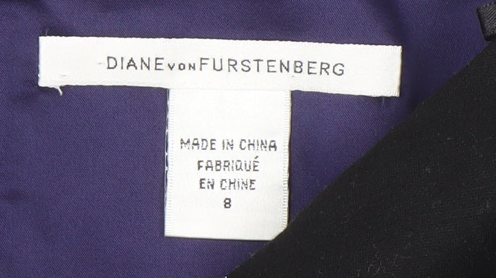 Diane von Furstenberg Women's Black Knee-Length Dress