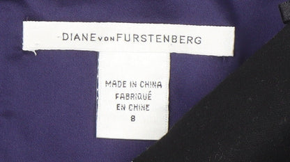 Diane von Furstenberg Women's Black Knee-Length Dress