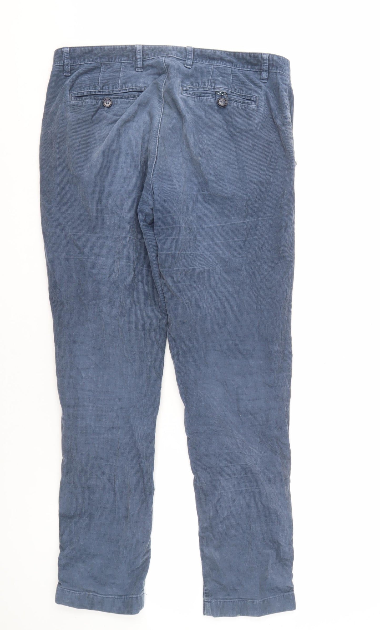 Ted Baker Men's Blue Corduroy Trousers - 32R