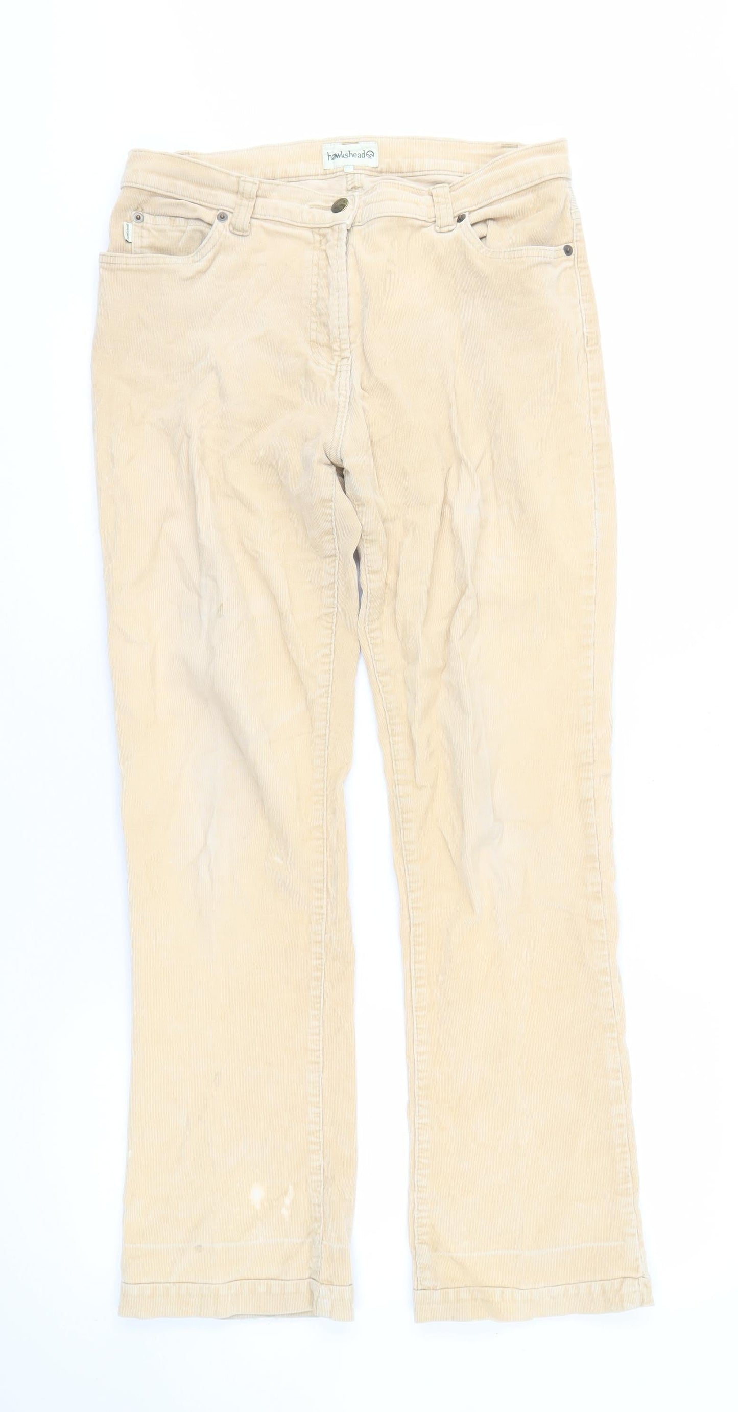 Hawkshead Women's Beige Trousers Size 14