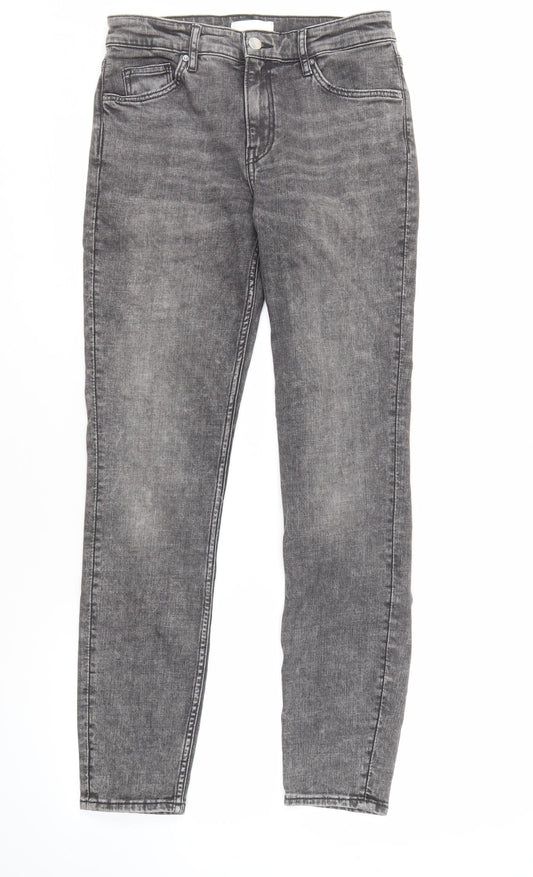 H&M Grey Skinny Denim Jeans for Men - Size 10