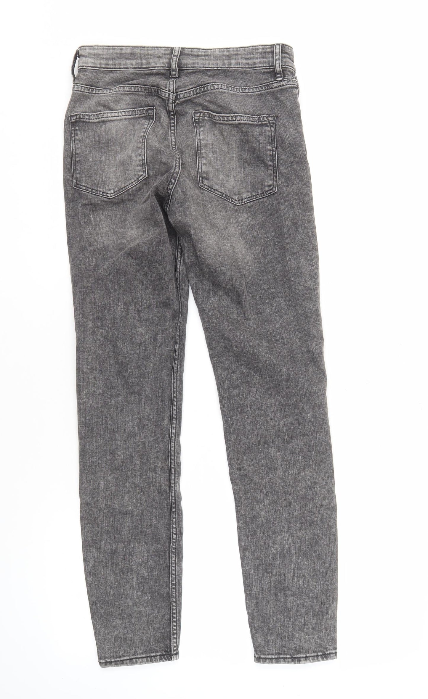 H&M Grey Skinny Denim Jeans for Men - Size 10
